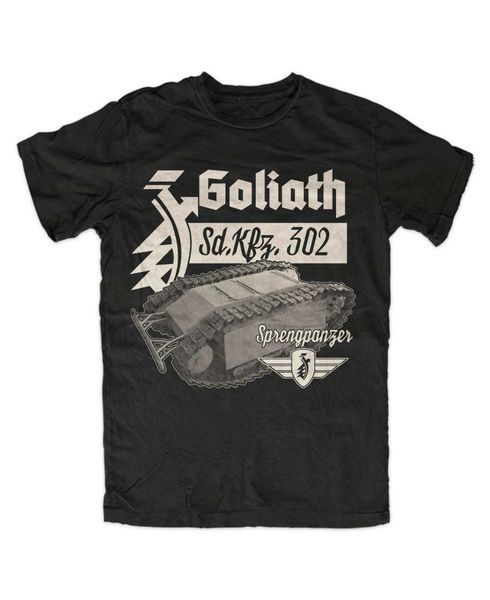 

goliath t-shirt schwarz panzer gespann wh kult logo heer new 2019 fashion fashion t shirt brand concert t shirts