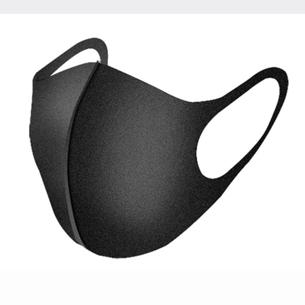

mask dust face mouth cover mask respirator dustproof washable reusable ice silk cotton masks tools ing, Silver