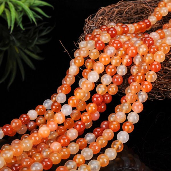 

selling natural pink agate, red and black agate beads string jewelry necklace fashion boutique jewelry hand-woven bead neckl, Silver