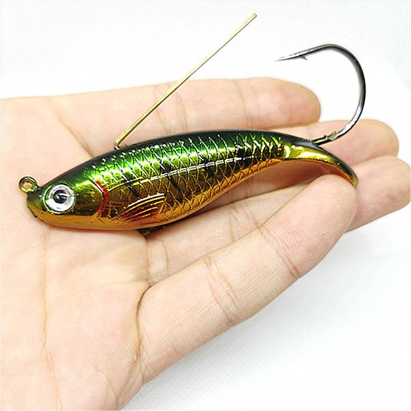 

1pcs winter fishing tackle vib lures trolling minnow wobbler jig crankbait 85mm21g artificial fishing hard bait minnow jerkbait