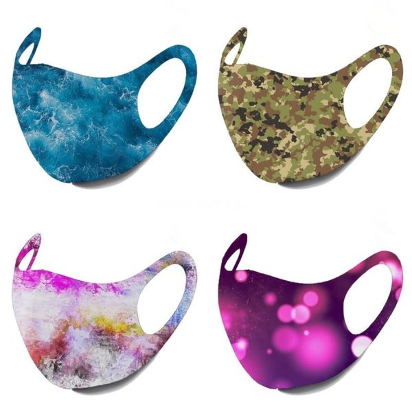 

1pc печать маски туманной дымки маски для лица с открытым лицом маски для лица face filter maskswashable и многоразовый face-маска-моющейся