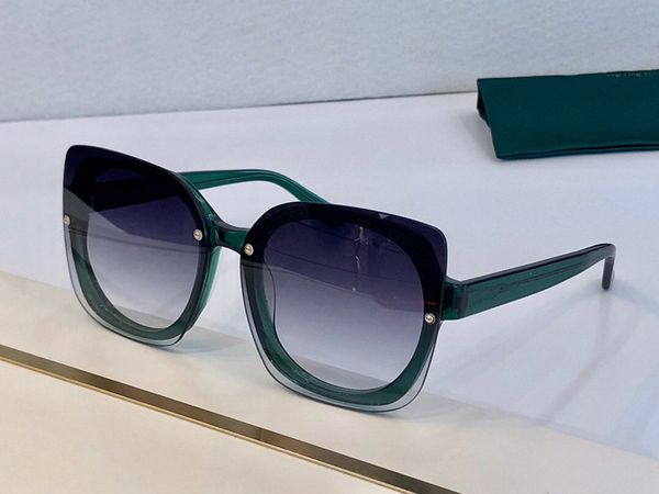 

5886 sunglasses for women popular square frameless fashion model uv protection lens summer style come with case, White;black