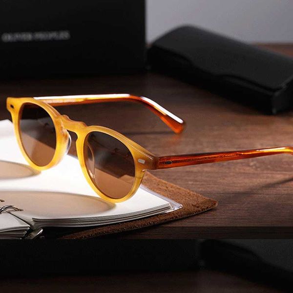 

vintage gregory peck men sunglasses designer polarized sun glasses round glasses women eyeglasses gafas de sol 5186, White;black