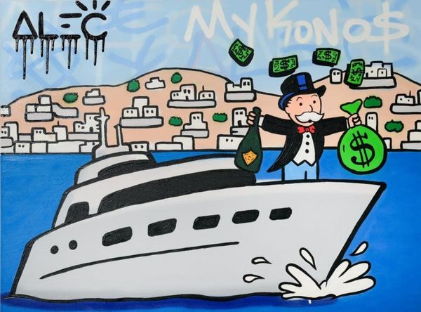 

alec monopoly artworks wall art decor monopoly on yacht mykonos home decor oil painting on canvas wall art canvas pictures 200824