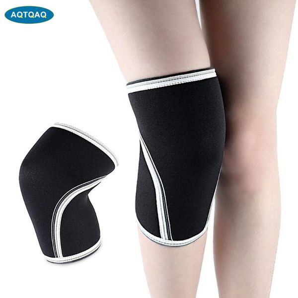 

aqtqaq 1pcs compression protective knee sleeve brace support for sports running jogging basketball joint pain relief
