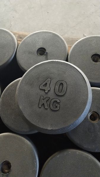

round head rubberized dumbbell (kg system