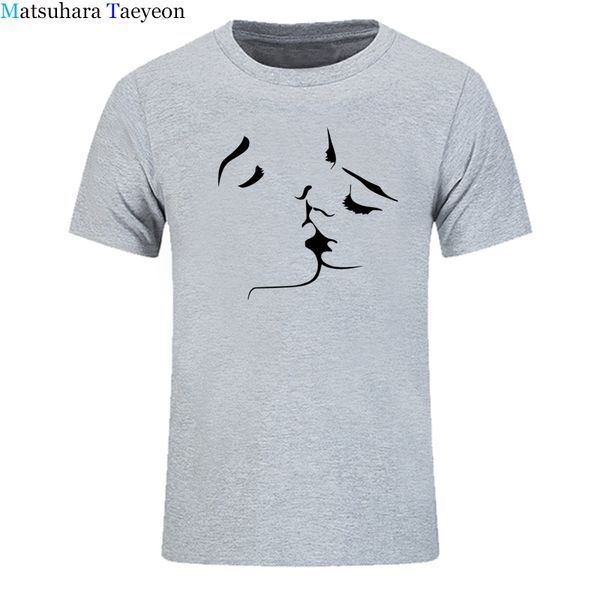 

matsuhara taeyeon t-shirt brand men short sleeve round collar cotton a sweet kiss hip hop the tshirt printing t shirts clothing