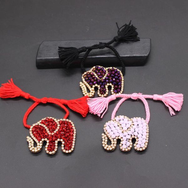 

2020 new bohemian rhinestone mizhu elephant bracelet fashion personality wild bracelet fashionable temperament 896, Golden;silver