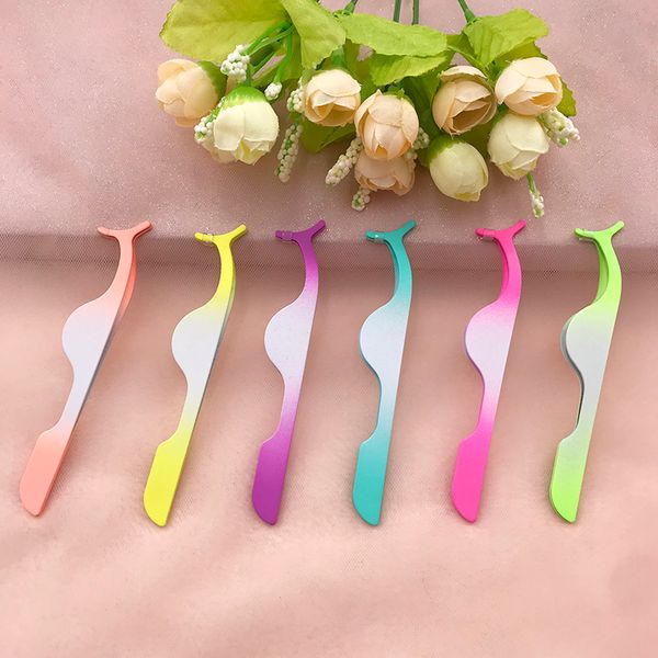 

lash applicator stainless steel false eyelash tweezers makeup beauty tools