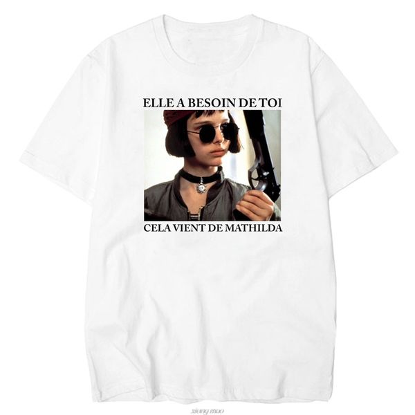

leon professional t-shirts women t shirt white harajuku shirt vintage matilda tee shirt femme basic design tshirt