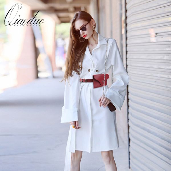 

waist bags qiaoduo 2021 fanny pack ladies belt bag leather purse fashion casual solid color ring pu crossbody chest cr7020