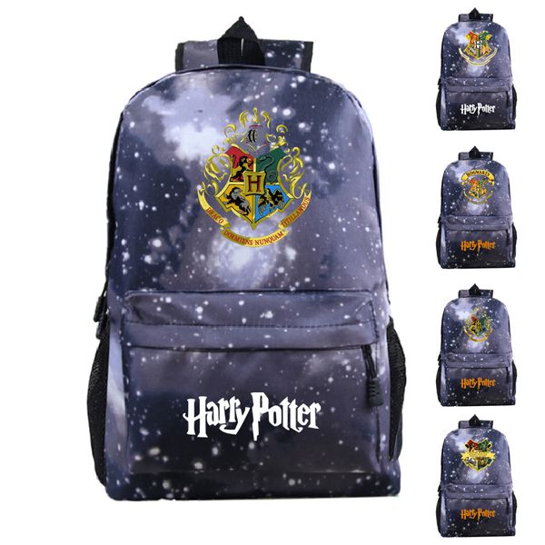 

leather luggage tagharrypotter harry potter pattern surrounding luminous backpack starry gray student bag purse hook