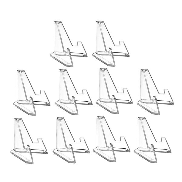 

10pcs acrylic coins holder collector commemorative coins display stands 56mm