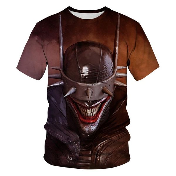 

the joker comics character joker with poker outfit full 3d print shirts horror plus size harajuku men clothing