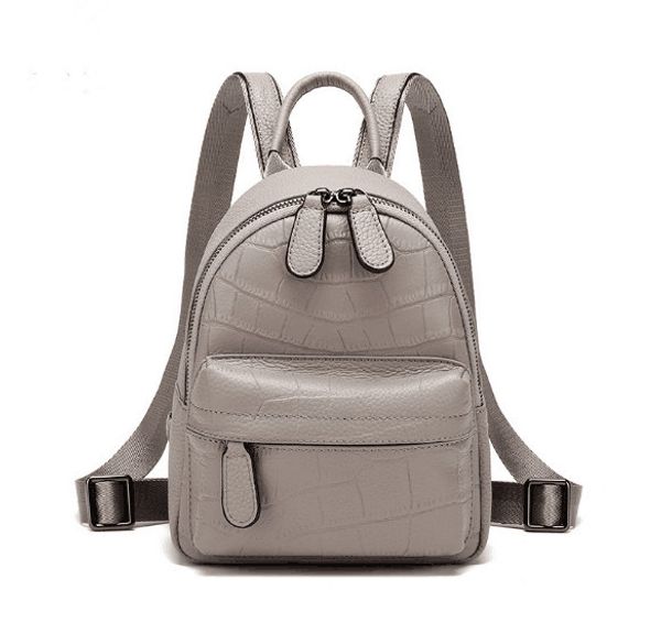 

genuine leather small size women backpack school bag cx200808