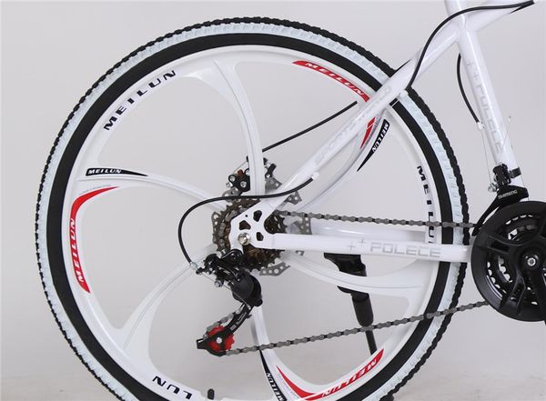 

2020white new python special-shaped mountain bike 26 inch one wheel dual disc brake gift car custom brand for export car