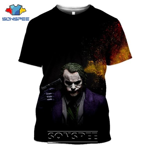 

cartoon clown joker horror evil clown face mens 3d print shirts horror anime aesthetic men clothing