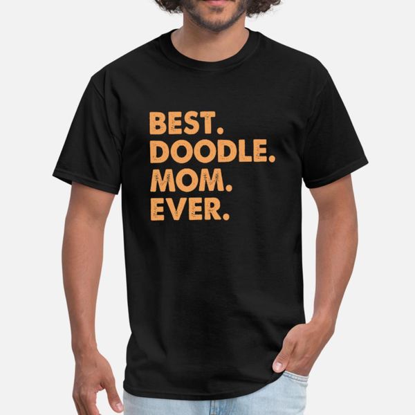 

doodle mom for golden doodle lovers t shirt men printing tee shirt s-3xl letters graphic comfortable spring autumn leisure shirt