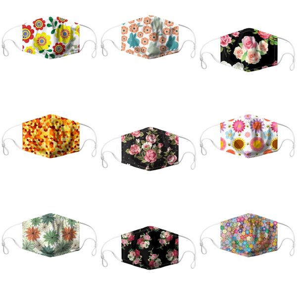 

brand face masks washable breathable designer mask trendy printwindproof anti-dust cycling masks#758, Black