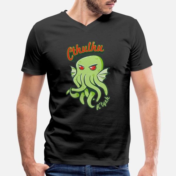 

cthulhu t shirt men designing cotton euro size s-3xl clothing graphic comfortable spring novelty shirt