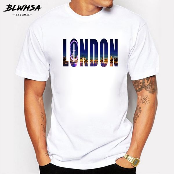 

blwhsa purpose tour city london prints t shirt men cotton summer fitness clothing short sleeve o-neck tshirt homme camiseta