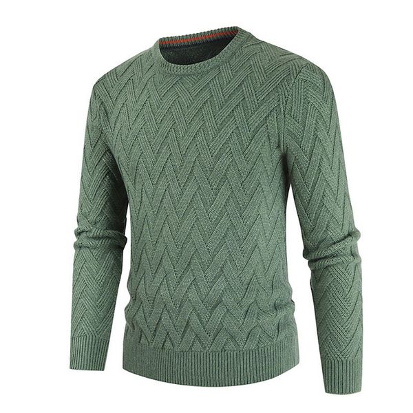 

litthing men pullover sweaters casual jumper male knitted korean style cloth autumn winter casual solid o neck thick sweater, White;black