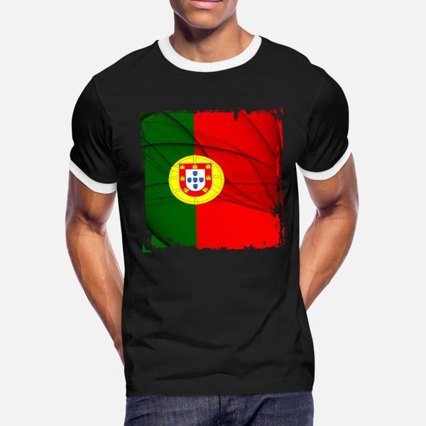 

portugal flag t shirt men designs cotton euro size s-3xl natural gift fashion spring autumn unique shirt