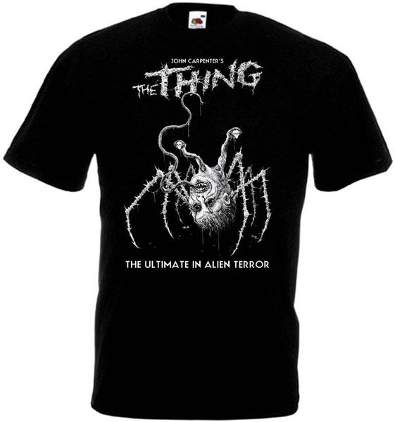 

the thing v.10 t shirt black movie poster all sizes s-3xl printed t-shirt men men slim fit t shirt