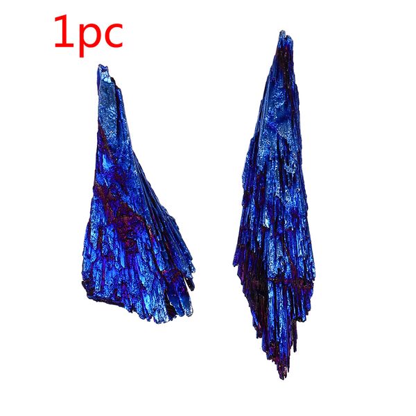 

1pc craft rainbow quartz crystal mineral cluster colorful ornament wing shape