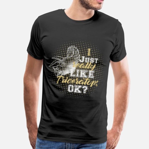 

tricera t shirt men designing 100% cotton size s-3xl fit interesting building summer style outfit shirt