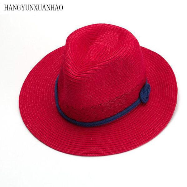 

coolstraw panama hats wide brim sun hats women summer beach caps girl straw sun visors panamo sombrero de verano, Blue;gray