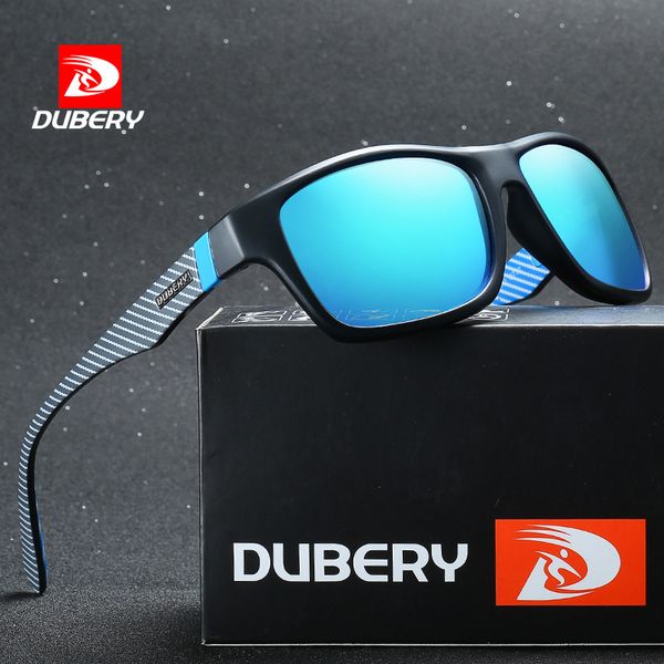 

dubery polarized sunglasses men driving eyewear male sun glasses for men retro brand designer gafas de sol, White;black
