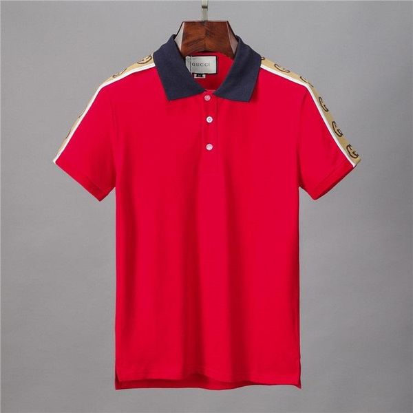 

discount snake/crown/leopard/tiger/flowers print fashion men casual polos summer polo shirts cotton camisa masculina brands polos, White;black