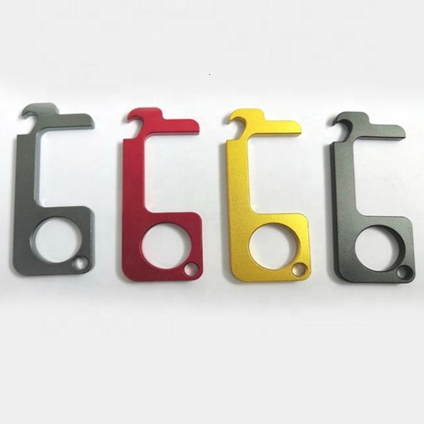 

cnc machine bottle opener door opener keychains, Silver