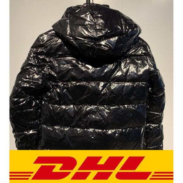 

mens пуховиков зимних курток пальто верхнего качества мужчины женщина зима повседневные мужчины открытый теплое перо outwear сгущаться 3luvf, Black