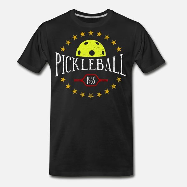 

funny pickleball gift athlete t shirt men designing 100% cotton round neck fit fit new fashion summer natural shirt, White;black