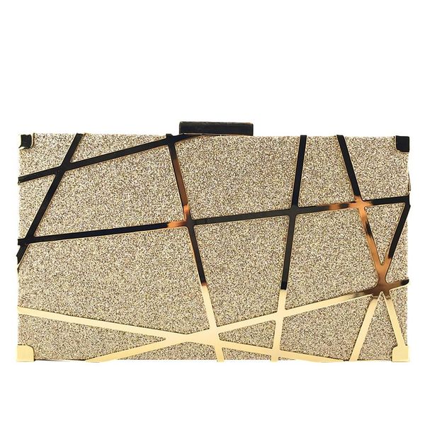 

women evening party clutch solid gold silver evening bag hasp vintage chain wedding bag elegant clutch bags 2020