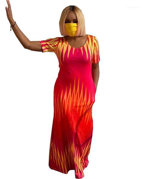 

dress creative casual female dress mid waist o neck women dresses summer short sleeve ladies long, Black;gray