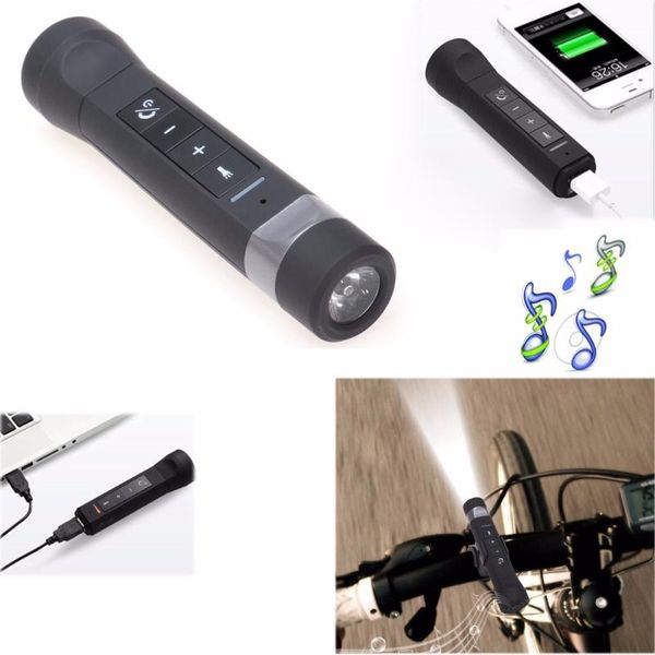 

new bluetooth speaker multifunction speakers with music torch bike bluetooth speakers battery bank bike for sport