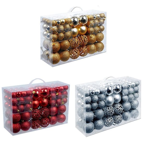 

100pcs/box ball box set available lightweight holiday tree ornament christmas decorations