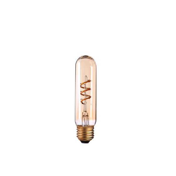 

e27 led tube t30 130mm spiral led filament flexible bulb 3w 2200k dimmable e26 lampara led bulb