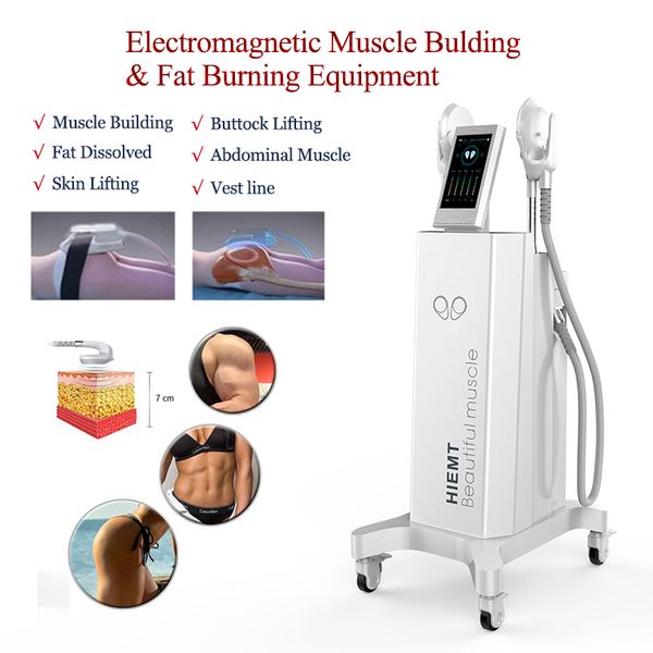 Não invasivo Hiemt Body Shaping Building Muscle Fat Burn Massage Slimming Machine Emslim