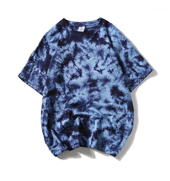 

hop tie dye t shirts casual natural color short sleeve t shirt mens clothes mens designer t shirt steet hip, White;black