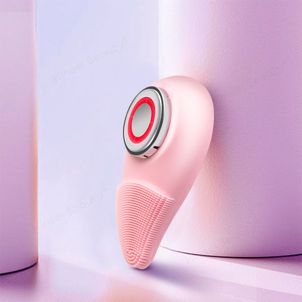 

силиконовая чистка лица щетка электрическая для лица массажер инфракрасный омоложение кожи устройства соник силикон очищающее красоты устрой