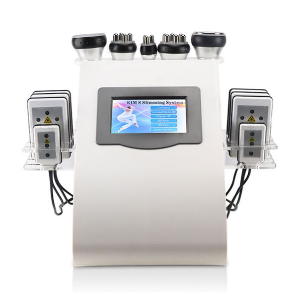 

6 in 1 laser liposuction 40k lipo cavitation radio frequency body slimming machine ultrasonic vacuum weight loss beauty device