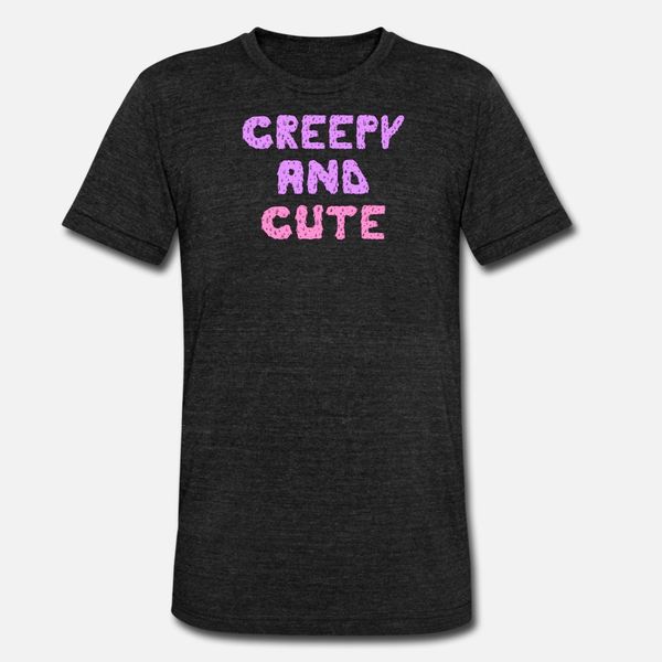 

creepy and cute t shirt men design cotton plus size 3xl letter graphic humor spring trend shirt