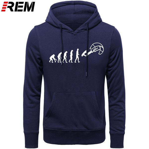

смешные кайтсерфинг толстовки - kite surfinger evolution кайтбординг печати прохладный slim fit letter printed толстовки, толстовки