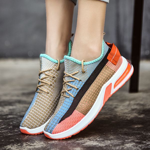 

spring/autumn women shoes new lightweight sneakers women luxury shoes designers breathable flat casual sports, Black