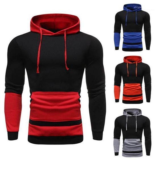 

color long sleeve fashion style homme clothing sports casual apparel mens autumn designer hoodies pullover solid, Black
