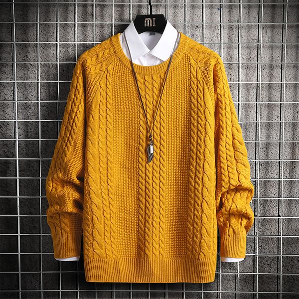 

mens designers sweaters autumn winter casual korean style sweater for men loose knitted man clothes pullover fashion men clothing, White;black
